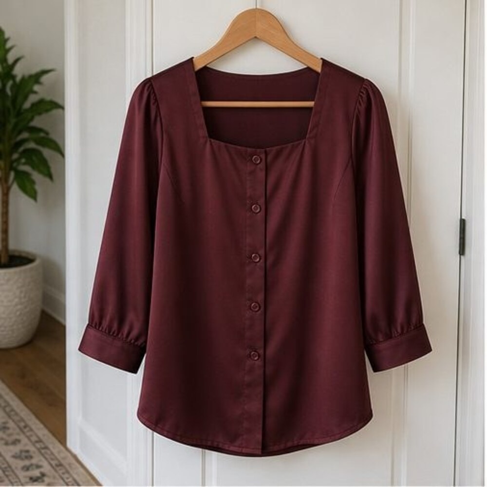 Burgundy Cami Blouse